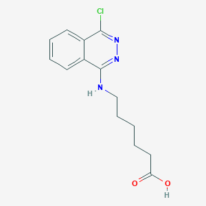 molecular formula C14H16ClN3O2 B2620729 6-[(4-氯酞嗪-1-基)氨基]己酸 CAS No. 307514-00-7