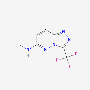 N-methyl-3-(trifluoromethyl)-[1,2,4]triazolo[4,3-b]pyridazin-6-amine