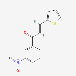 molecular formula C13H9NO3S B2620775 (2E)-1-(3-Nitrophenyl)-3-(thiophen-2-yl)prop-2-en-1-one CAS No. 1287790-76-4