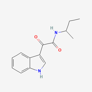 N-(sec-butyl)-2-(1H-indol-3-yl)-2-oxoacetamide