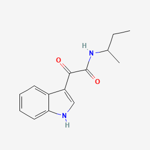 molecular formula C14H16N2O2 B2620785 N-(sec-butyl)-2-(1H-indol-3-yl)-2-oxoacetamide CAS No. 92255-64-6