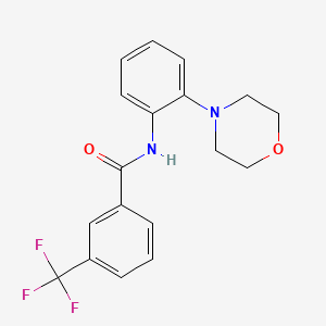 N-[2-(morpholin-4-yl)phenyl]-3-(trifluoromethyl)benzamide