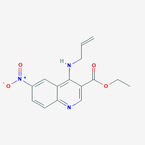 Ethyl 4-(allylamino)-6-nitro-3-quinolinecarboxylate