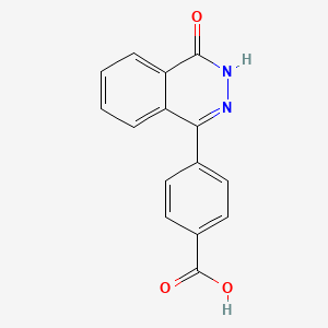 molecular formula C15H10N2O3 B2620841 4-(4-Carboxyphenyl)phthalazin-1(2H)-one CAS No. 152567-94-7