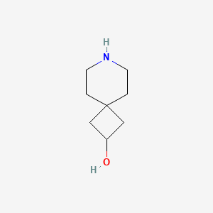 molecular formula C8H15NO B2620847 7-Azaspiro[3.5]nonan-2-ol CAS No. 784137-09-3