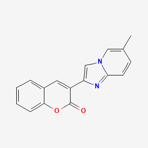 molecular formula C17H12N2O2 B2620857 3-{6-methylimidazo[1,2-a]pyridin-2-yl}-2H-chromen-2-one CAS No. 326913-54-6