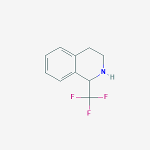 molecular formula C10H10F3N B2620865 1-(Trifluoromethyl)-1,2,3,4-tetrahydroisoquinoline CAS No. 113721-77-0
