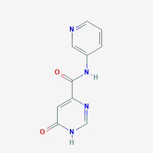 molecular formula C10H8N4O2 B2620872 6-hydroxy-N-(pyridin-3-yl)pyrimidine-4-carboxamide CAS No. 2034441-68-2