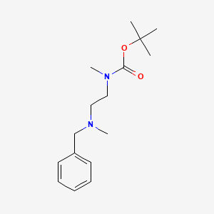molecular formula C16H26N2O2 B2620876 Tert-butyl 2-(benzyl(methyl)amino) ethyl(methyl)carbamate CAS No. 1395890-46-6
