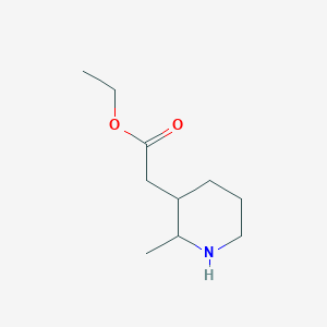 Ethyl 2-(2-methylpiperidin-3-yl)acetate