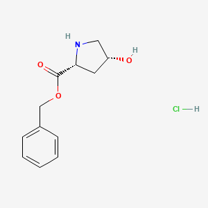 Benzyl (2R,4R)-4-hydroxypyrrolidine-2-carboxylate hydrochloride