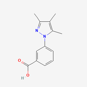 3-(3,4,5-trimethyl-1H-pyrazol-1-yl)benzoic acid