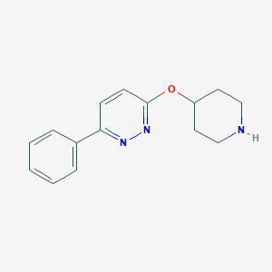 3-Phenyl-6-piperidin-4-yloxypyridazine