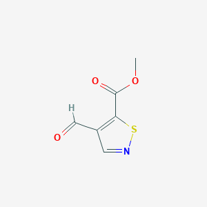 Methyl 4-formyl-1,2-thiazole-5-carboxylate