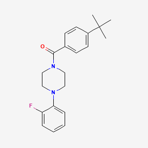 4-(Tert-butyl)phenyl 4-(2-fluorophenyl)piperazinyl ketone