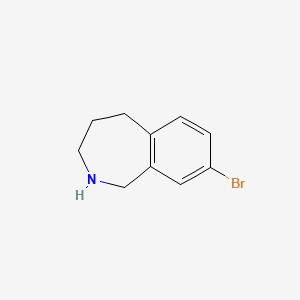 molecular formula C10H12BrN B2620974 8-Bromo-2,3,4,5-tetrahydro-1H-benzo[c]azepine CAS No. 223915-77-3