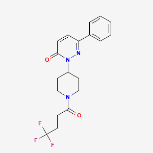 6-Phenyl-2-[1-(4,4,4-trifluorobutanoyl)piperidin-4-yl]pyridazin-3-one
