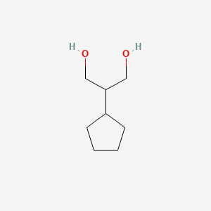 molecular formula C8H16O2 B2620986 2-Cyclopentylpropane-1,3-diol CAS No. 194484-35-0