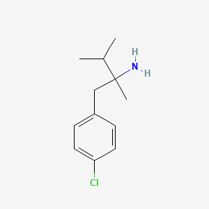 molecular formula C12H18ClN B2620991 1-(4-Chlorophenyl)-2,3-dimethylbutan-2-amine CAS No. 1742-31-0