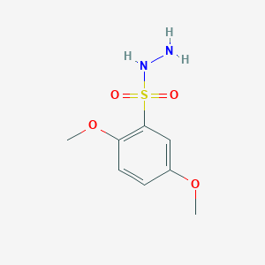 molecular formula C8H12N2O4S B2620992 2,5-Dimethoxybenzenesulfonohydrazide CAS No. 19116-91-7