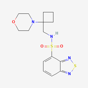N-[(1-Morpholin-4-ylcyclobutyl)methyl]-2,1,3-benzothiadiazole-4-sulfonamide