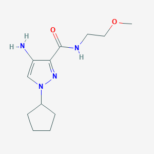 4-Amino-1-cyclopentyl-N-(2-methoxyethyl)-1H-pyrazole-3-carboxamide