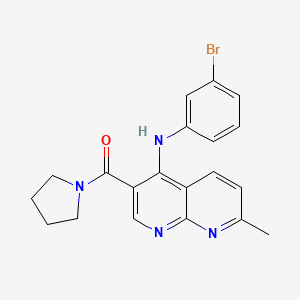 N-benzyl-N-ethyl-4H-chromeno[3,4-d]isoxazole-8-sulfonamide