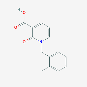 molecular formula C14H13NO3 B2621035 1-(2-Methylbenzyl)-2-oxo-1,2-dihydropyridine-3-carboxylic acid CAS No. 941869-26-7