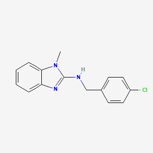 N-(4-chlorobenzyl)-1-methyl-1H-benzimidazol-2-amine