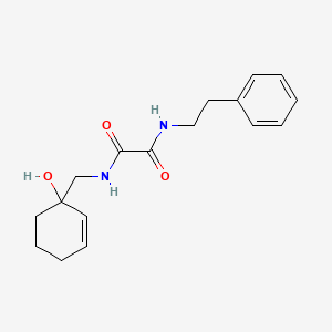 N-[(1-hydroxycyclohex-2-en-1-yl)methyl]-N'-(2-phenylethyl)ethanediamide