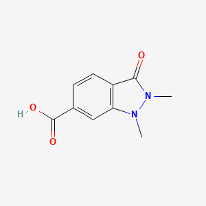 1,2-dimethyl-3-oxo-2,3-dihydro-1H-indazole-6-carboxylic acid