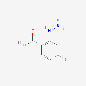 4-Chloro-2-hydrazinylbenzoic acid