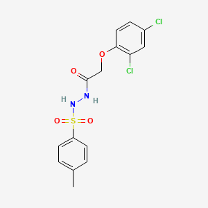 N'-[2-(2,4-dichlorophenoxy)acetyl]-4-methylbenzenesulfonohydrazide