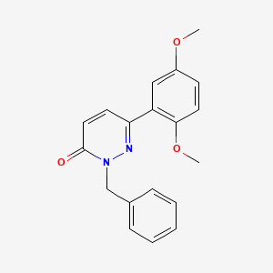 molecular formula C19H18N2O3 B2621086 2-Benzyl-6-(2,5-dimethoxyphenyl)pyridazin-3-one CAS No. 922914-08-7