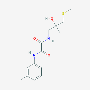 N1-(2-hydroxy-2-methyl-3-(methylthio)propyl)-N2-(m-tolyl)oxalamide
