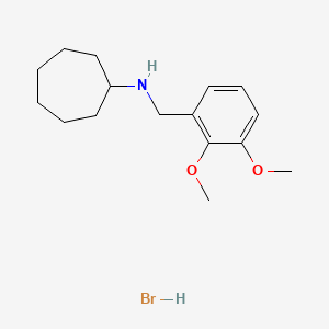 N-(2,3-dimethoxybenzyl)cycloheptanamine hydrobromide