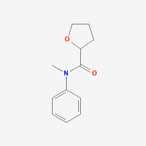 molecular formula C12H15NO2 B262110 N-methyl-N-phenyltetrahydro-2-furancarboxamide 