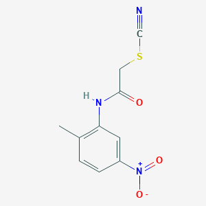 2-[(2-Methyl-5-nitrophenyl)amino]-2-oxoethyl thiocyanate