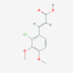 3-(2-Chloro-3,4-dimethoxyphenyl)acrylic acid
