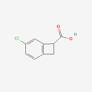 4-Chlorobicyclo[4.2.0]octa-1(6),2,4-triene-7-carboxylic acid