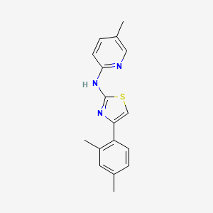 4-(2,4-dimethylphenyl)-N-(5-methylpyridin-2-yl)thiazol-2-amine