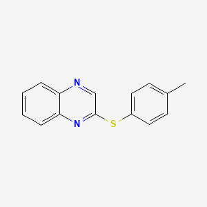 2-[(4-Methylphenyl)sulfanyl]quinoxaline
