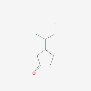 molecular formula C9H16O B2621142 3-(Butan-2-yl)cyclopentan-1-one CAS No. 91523-76-1