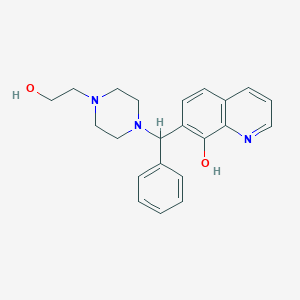 7-((4-(2-Hydroxyethyl)piperazin-1-yl)(phenyl)methyl)quinolin-8-ol