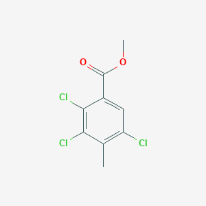 molecular formula C9H7Cl3O2 B2621162 Methyl 2,3,5-trichloro-4-methylbenzoate CAS No. 203573-15-3; 89978-34-7