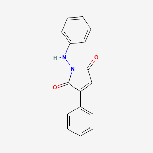molecular formula C16H12N2O2 B2621165 1-anilino-3-phenyl-1H-pyrrole-2,5-dione CAS No. 49811-67-8