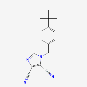 1-[4-(tert-butyl)benzyl]-1H-imidazole-4,5-dicarbonitrile