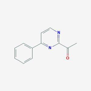 molecular formula C12H10N2O B2621211 1-(4-Phenylpyrimidin-2-yl)ethanone CAS No. 82436-95-1