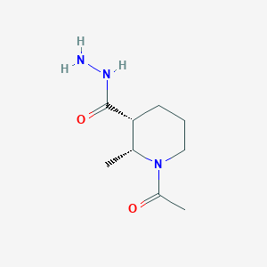 (2R,3R)-1-Acetyl-2-methylpiperidine-3-carbohydrazide