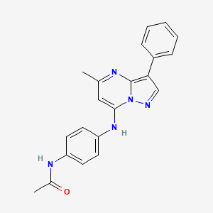 N-[4-({5-Methyl-3-phenylpyrazolo[1,5-A]pyrimidin-7-YL}amino)phenyl]acetamide